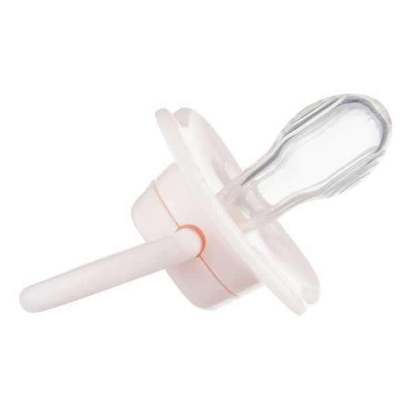 CANPOL BABIES DUDLÍK SILIKONOVÝ SYMETRICKÝ NEWBORN BABY 6-18M RŮŽOVÝ - ŠIDÍTKA A DOPLŇKY - KRMENÍ