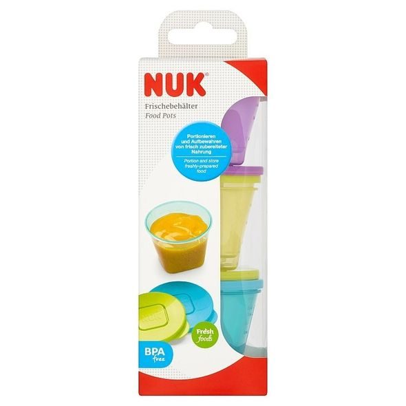 NUK DÓZIČKY NA DĚTSKÉ POCHOUTKY - USKLADNĚNÍ JÍDLA - KRMENÍ