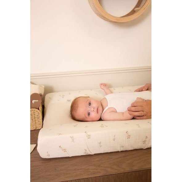 BEBE-JOU PŘEBALOVACI PODLOŽKA DVOUSTRANNÁ BÉBÉ-JOU DEAR GOOSE 72X44 CM - PŘEBALOVACÍ PODLOŽKY - PŘEBALOVÁNÍ