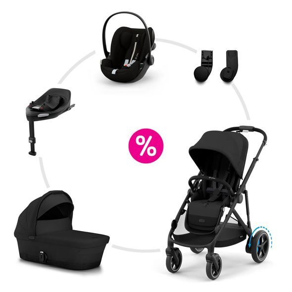 CYBEX E-GAZELLE S + COT S + CLOUD G PLUS + BASE G + ADAPTÉRY 2025 - SPORTOVNÍ KOČÁRKY - KOČÁRKY A PŘÍSLUŠENSTVÍ