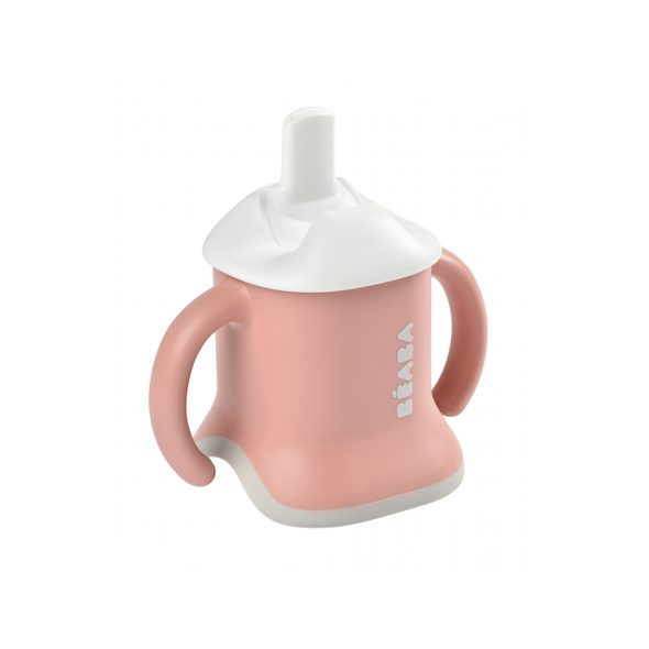 BEABA TRÉNOVACÍ HRNEK 3V1 OLD PINK - DĚTSKÉ HRNEČKY - KRMENÍ