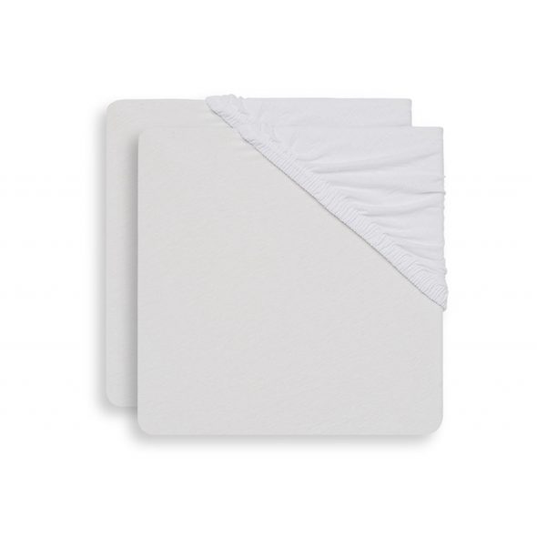 JOLLEIN PROSTĚRADLO NAPÍNACÍ 40/50 X 80/90 CM 2 KS WHITE - PROSTĚRADLA - SPINKÁNÍ