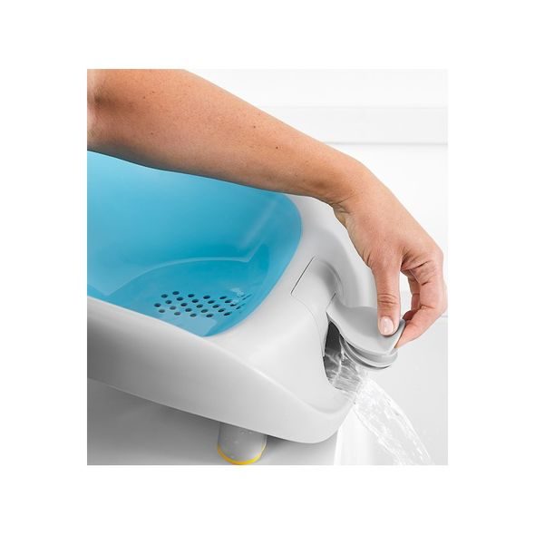 SKIP HOP LEHÁTKO NA KOUPÁNÍ SKLÁDACÍ MOBY MODRÉ 0-6 M - LEHÁTKA DO VANIČKY - KOUPÁNÍ A ZDRAVÍ