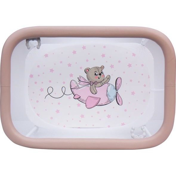 SCARLETT DĚTSKÁ SKLÁDACÍ OHRÁDKA SCARLETT CARINO 103X72CM RŮŽOVÁ - CESTOVNÍ POSTÝLKY - SPINKÁNÍ