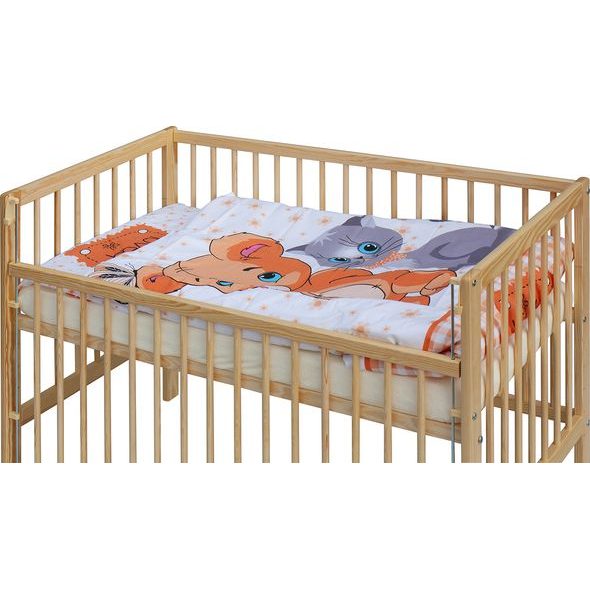 SCARLETT DĚTSKÁ POSTÝLKA S KOMPLETNÍ VÝBAVOU SCARLETT 120 X 60 CM - TERY - DŘEVĚNÉ POSTÝLKY - SPINKÁNÍ