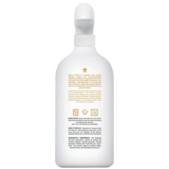 ATTITUDE ČISTIČ NA SKLO A ZRCADLA S VŮNÍ CITRONOVÉ KŮRY S ROZPRAŠOVAČEM 800 ML - DĚTSKÉ PRACÍ A MYCÍ PROSTŘEDKY - KOUPÁNÍ A ZDRAVÍ