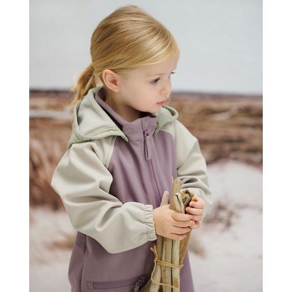 LEOKID SOFTSHELLOVÝ OVERAL COLOR BLOCK MINNOW PINK VEL. 18 - 24 MĚSÍCŮ (VEL. 86) - OVERALY - PRO DĚTI