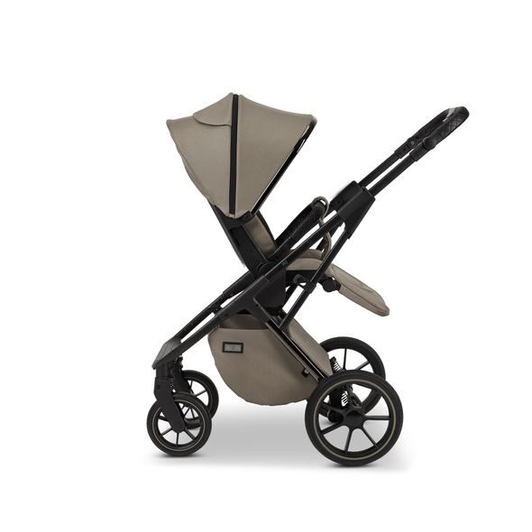 MOON PIÚ BLACK CHROME / MUD 2024 - DVOJKOMBINACE - KOČÁRKY A PŘÍSLUŠENSTVÍ