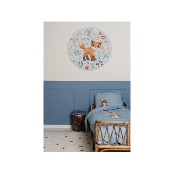 LITTLE DUTCH KOBEREC PUNTÍKY BLUE 120X170 CM - HRACÍ PODLOŽKY NA ZEM - SPINKÁNÍ