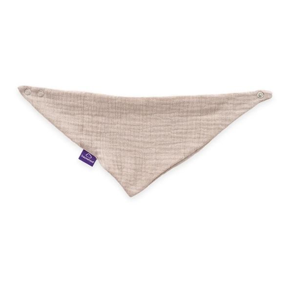 TRÄUMELAND BANDANA BIB 2 KS BEIGE & SCHOKOPFLAUME - BRYNDÁKY - KRMENÍ