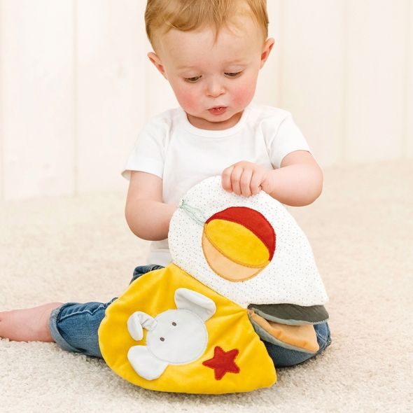 NATTOU KNÍŽKA EDUKAČNÍ LÁTKOVÁ LA 13X20 CM - KNÍŽKY PRO NEJMENŠÍ - PRO DĚTI