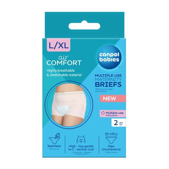 CANPOL BABIES MULTIFUNKČNÍ KALHOTKY L/XL PO PORODU 2KS - POPORODNÍ KALHOTKY - PRO MAMINKY