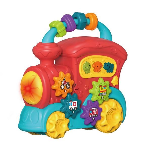 BO JUNGLE HUDEBNÍ LOKOMOTIVA 12M+ - HRAČKY SE ZVUKY - PRO DĚTI