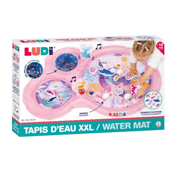 LUDI PODLOŽKA NA HRANÍ S VODOU MOŘSKÉ VÍLY RŮŽOVÁ - HRACÍ PODLOŽKY NA ZEM - SPINKÁNÍ