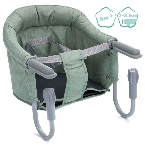 FILLIKID SEDÁTKO KE STOLU COMFORT GREEN - JÍDELNÍ ŽIDLIČKY CESTOVNÍ - KRMENÍ