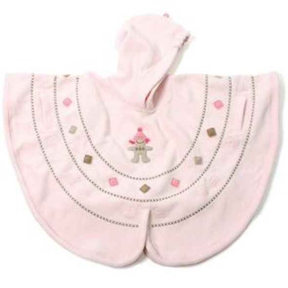 PONCHO POLAR PINK - KABÁTKY, MIKINKY - PRO DĚTI