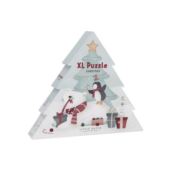 LITTLE DUTCH PUZZLE VÁNOČNÍ XL - PUZZLE - PRO DĚTI
