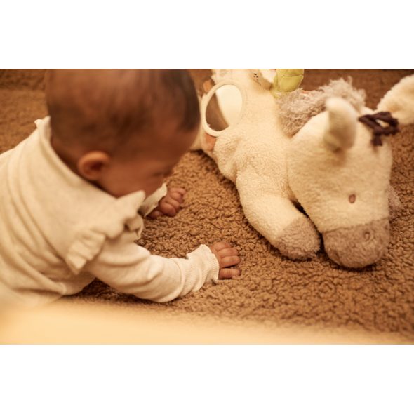 JOLLEIN OSLÍK PLYŠOVÝ S AKTIVITAMI DONKEY DINKY - HRA NA BŘÍŠKU - PRO DĚTI