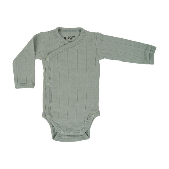 LODGER ROMPER LONG SLEEVES TRIBE SILT GREEN 80 - BODY - PRO DĚTI