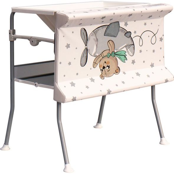 SCARLETT PŘEBALOVACÍ PULT S VANIČKOU SCARLETT FLORIDA ŠEDÝ - PŘEBALOVACÍ PULTY - PŘEBALOVÁNÍ