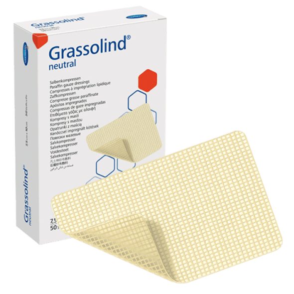 HARTMANN GRASSOLIND NEUTRAL 7.5 X 10 CM 50 KS - NÁPLASTI - KOUPÁNÍ A ZDRAVÍ