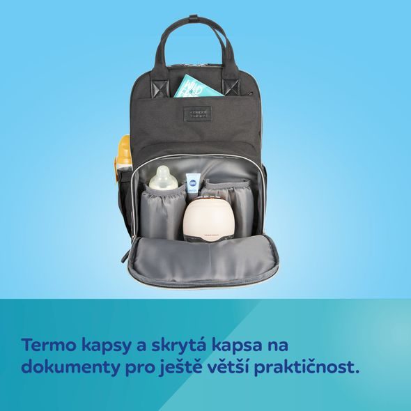 CANPOL BABIES MULTIFUNKČNÍ PŘEBALOVACÍ BATOH ČERNÝ - PŘEBALOVACÍ BATOHY - KOČÁRKY A PŘÍSLUŠENSTVÍ