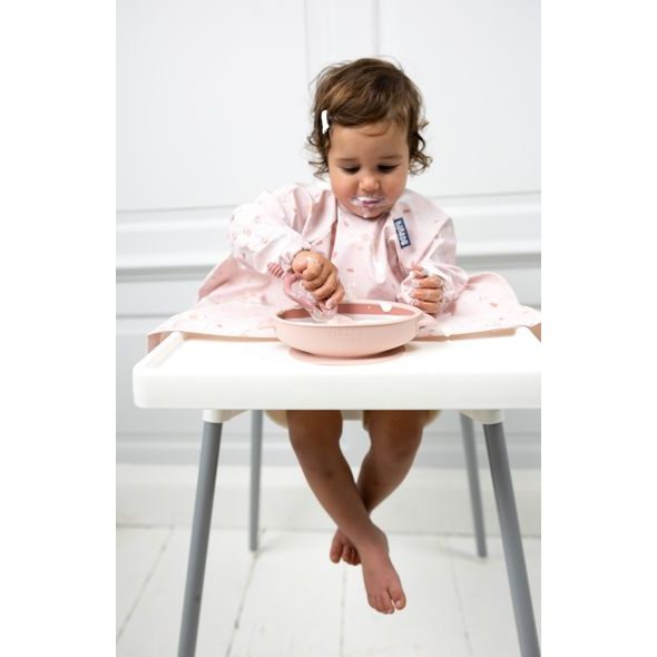 BIBADO SILIKONOVÁ MISKA S PŘÍSAVKOU BLUSH - MISKY, TALÍŘKY A PODLOŽKY - KRMENÍ