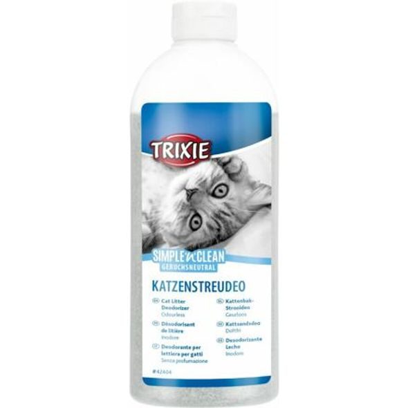 TRIXIE SIMPLE´N´CLEAN DEO, DEODORANT PRO KOČIČÍ WC, 750G - LOPATKY, SÁČKY A FILTRY PRO KOČIČÍ TOALETY - CHOVATELSKÉ POTŘEBY MALVÍKZOO