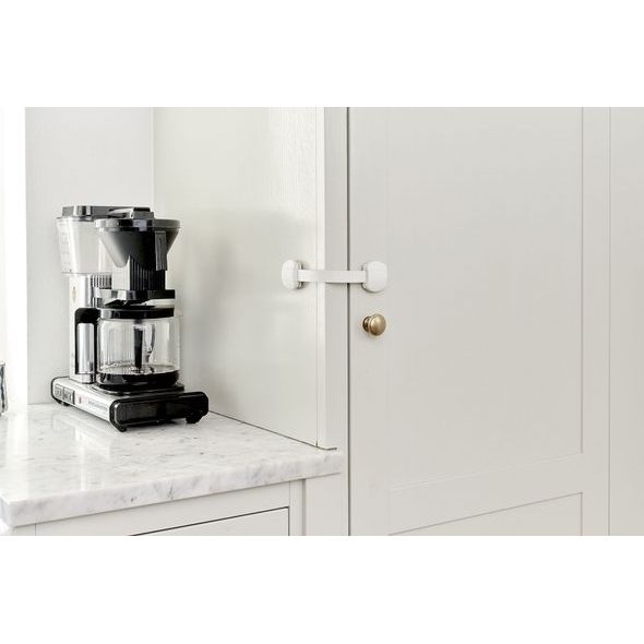 BABY DAN BABYDAN UNIVERZÁLNÍ BEZPEČNOST.UZÁVĚR MULTI PURPOSE LOCK BIO, BÍLÝ, 2KS - BEZPEČNOST DĚTÍ V DOMÁCNOSTI - KOUPÁNÍ A ZDRAVÍ