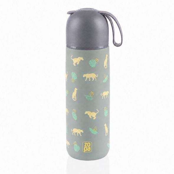 ZOPA TERMOSKA NA TEKUTINY SE SILIKONOVÝM DRŽÁKEM 400ML - TERMOOBALY A TERMOSKY - KRMENÍ