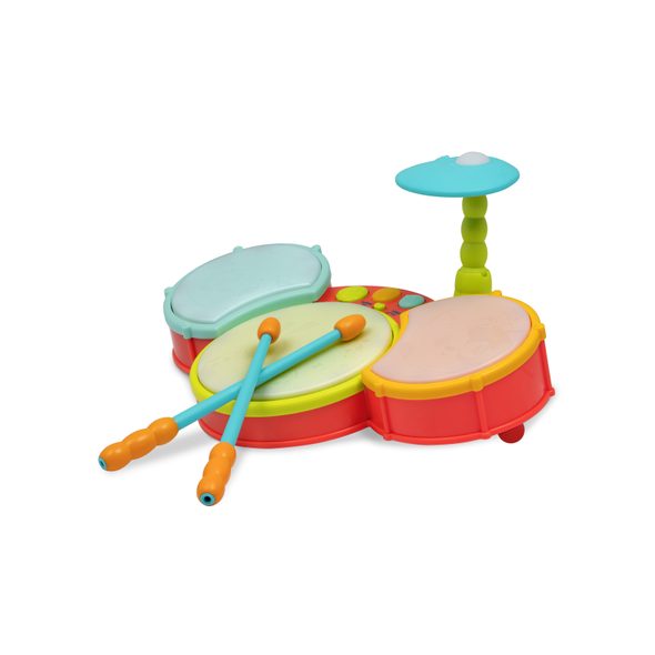B-TOYS BUBENICKÁ SADA TOY DRUM SET - HUDEBNÍ NÁSTROJE - PRO DĚTI