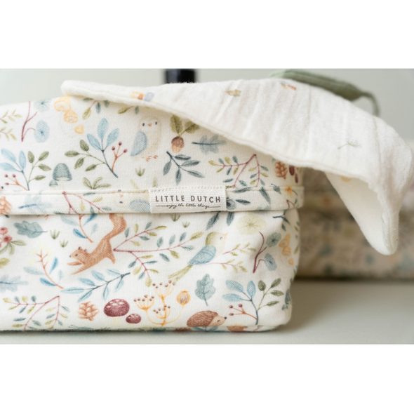 LITTLE DUTCH PLENA ZAVINOVACÍ 120X120 CM FOREST TREASURES - ZAVINOVACÍ PLENY / OSUŠKY VELKÉ - PŘEBALOVÁNÍ