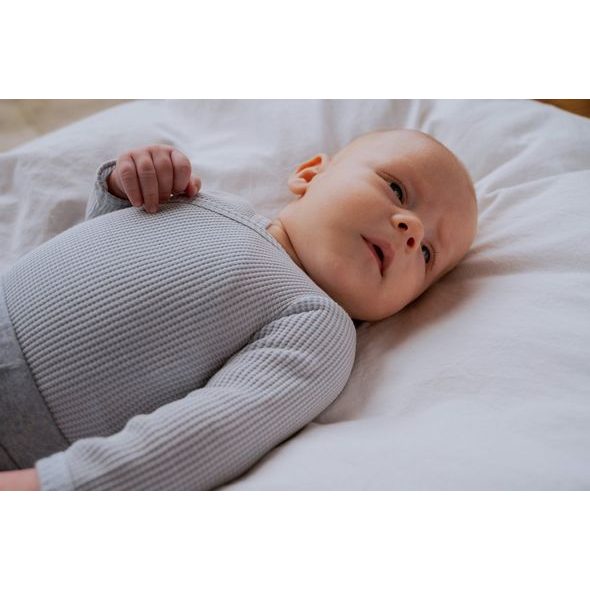 LODGER ROMPER LONG SLEEVES CIUMBELLE BLUE FOGG VEL. 74 - BODY - PRO DĚTI