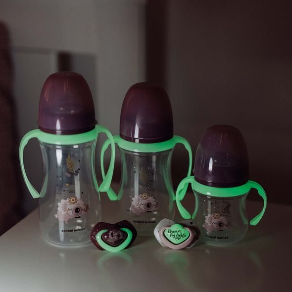 CANPOL BABIES ANTIKOLIKOVÁ LAHEV EASYSTART SLEEPY KOALA 300ML RŮŽOVÁ - KOJENECKÉ LAHVE - KRMENÍ