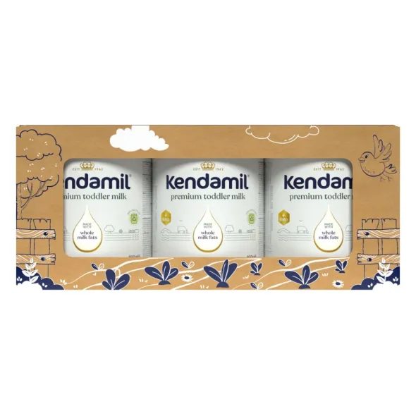 KENDAMIL PREMIUM 3 HMO+ (3× 800 G), POHÁDKOVÉ BALENÍ S DIVADLEM O VELIKÉ ŘEPĚ - KOJENECKÁ MLÉKA - KRMENÍ