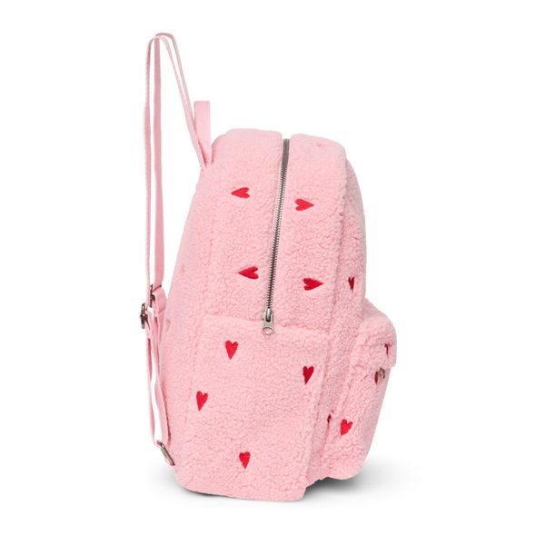 STUDIO NOOS TEDDY MIDI BACKPACK - BATŮŽEK | LIGHT PINK HEARTS - BATOHY A TAŠKY - PRO DĚTI