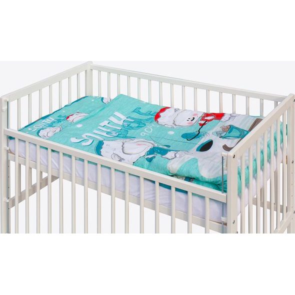 SCARLETT DĚTSKÁ POSTÝLKA S KOMPLETNÍ VÝBAVOU SCARLETT 120 X 60 CM - LEDY - DŘEVĚNÉ POSTÝLKY - SPINKÁNÍ