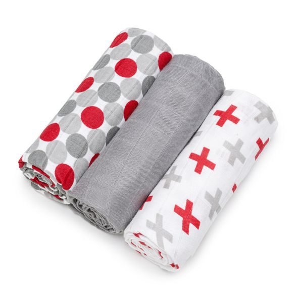 T-TOMI BAMBUSOVÉ BIO PLENY S POTISKEM 3KS - LÁTKOVÉ PLENY SKLÁDANÉ - PŘEBALOVÁNÍ