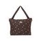 STUDIO NOOS PUFFY DIAPER BAG PŘEBALOVACÍ TAŠKA BROWN HEARTS - ORGANIZÉRY A KOŠÍKY - KOČÁRKY A PŘÍSLUŠENSTVÍ