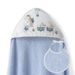 INTERBABY OSUŠKA FROTÉ ZVÍŘÁTKA - MODRÁ - OSUŠKY A DĚTSKÉ ŽUPANY - KOUPÁNÍ A ZDRAVÍ