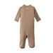 LODGER JUMPER NEWBORN SEERSUCKER BEIGE - OVERALY - PRO DĚTI