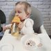 CANPOL BABIES MISKA S UŠIMA A PŘÍSAVKOU BABIESBOO 400 ML BÉŽOVÁ - MISKY, TALÍŘKY A PODLOŽKY - KRMENÍ