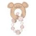 LÄSSIG TEETHER BRACELET WOOD/SILICONE - KOUSÁTKA - PRO DĚTI