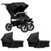TFK TFK SET DUO2 FRAME 2025 - AIR WHEEL CARRYCOT + SEAT BLACK - KOČÁRKY PRO DVOJČATA - KOČÁRKY A PŘÍSLUŠENSTVÍ