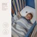 MEYCO PŘIKRÝVKA Z PŘEDEPRANÉHO MUŠELÍNU A ŽAKÁRU 75X100 - STRIPE INDIGO - DĚTSKÉ DEKY PRO MIMINKA - SPINKÁNÍ