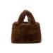 STUDIO NOOS FAUX FUR MINI HANDBAG BROWN - DOPLŇKY - PRO MAMINKY