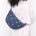 STUDIO NOOS DENIM ADULT FANNY KABELKA | HEARTS DARK BLUE WHITE HEARTS - DOPLŇKY - PRO MAMINKY