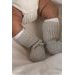 LODGER SLIPPER KNIT STEEL 0 - 6 MĚSÍCŮ - BOTIČKY - PRO DĚTI