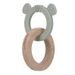 LÄSSIG TEETHER RING 2IN1 WOOD/SILIKONE LITTLE CHUMS CAT - KOUSÁTKA - PRO DĚTI
