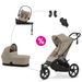 CYBEX SET 6V1 AVI SPIN 2025 + COT S + CLOUD G PLUS + BASE G + ADAPTÉRY - TROJKOMBINACE - KOČÁRKY A PŘÍSLUŠENSTVÍ